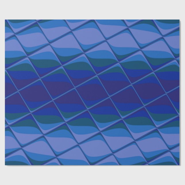 indigo palette wrapping paper (Flat)