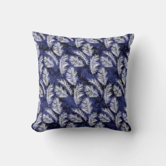 Indigo Palms Cushion