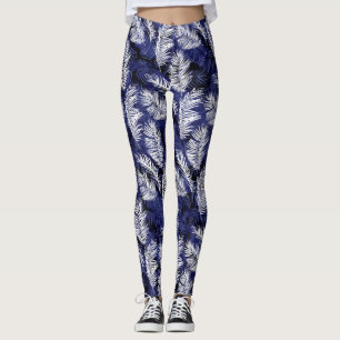 Indigo Palms Leggings