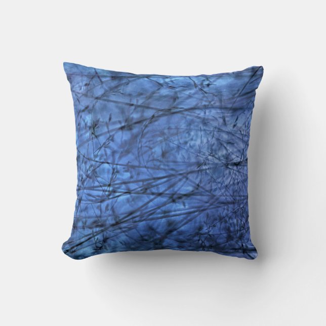 Indigo Plantscape Cushion (Front)