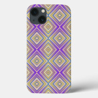 Indigo Purple Alternative Diamond Pattern