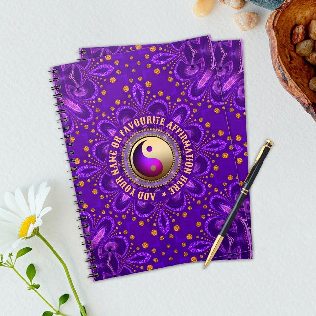 Indigo Purple Gold Angelic Energy Healing Holistic Notebook (Creator Uploaded)