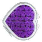 Indigo purple gymnastics glitter pattern