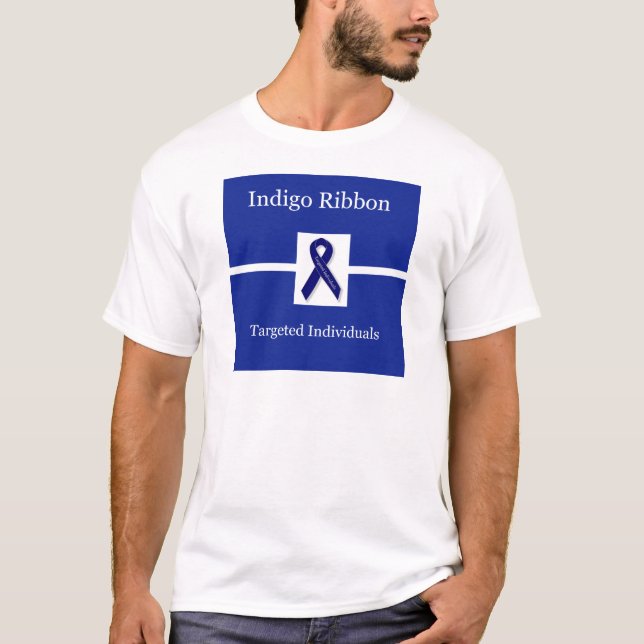 Indigo Ribbon  In Celebration T-Shirt (Front)