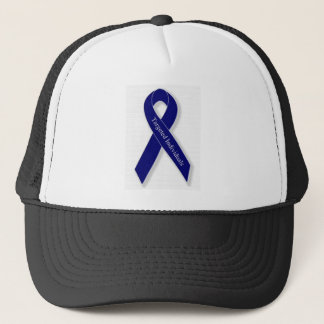 Indigo Ribbon Trucker Hat
