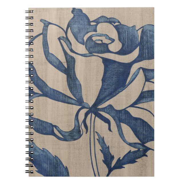 Indigo Rose Notebook (Front)