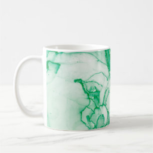 Indigo Round. Bohemian Tie Dye. Blue Roll Psychede Coffee Mug