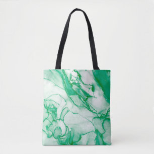 Indigo Round. Bohemian Tie Dye. Blue Roll Psychede Tote Bag