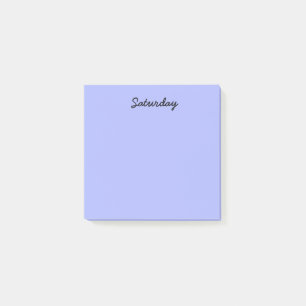 Indigo Saturday Post-it Notes