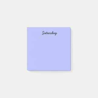 Indigo Saturday Post-it Notes
