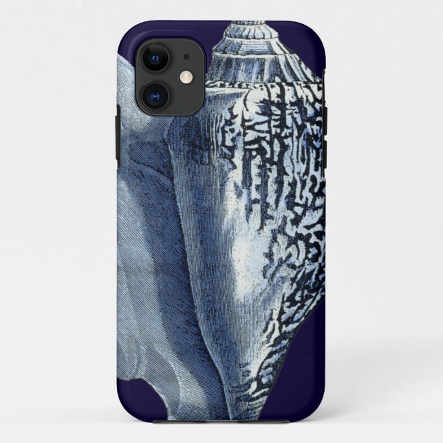 Indigo Shells I Case-Mate iPhone Case (Back)