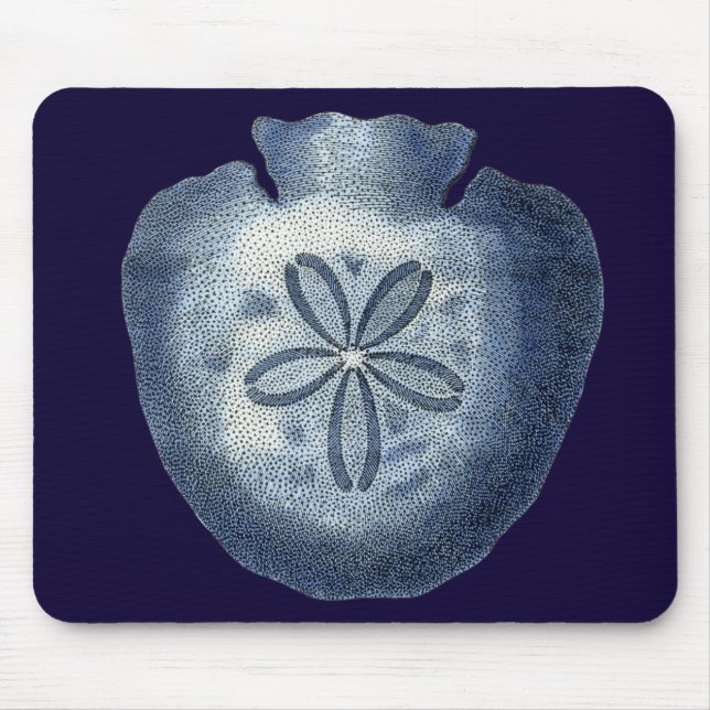 Indigo Shells III Mouse Mat (Front)