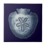 Indigo Shells III Tile<br><div class="desc">Marine Life</div>