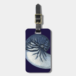 Indigo Shells VII Luggage Tag