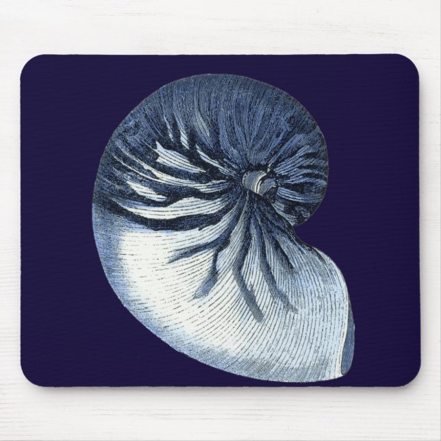 Indigo Shells VII Mouse Mat (Front)