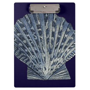 Indigo Shells VIII Clipboard