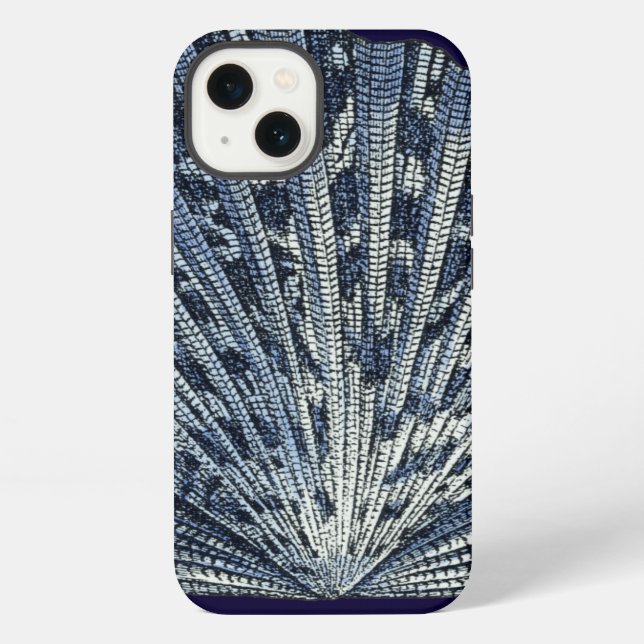 Indigo Shells VIII iPhone Case (Back)