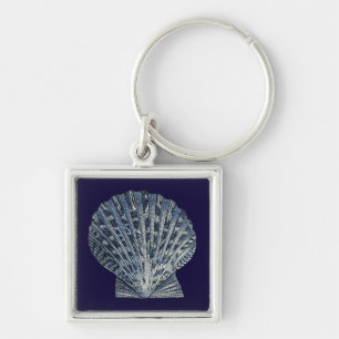 Indigo Shells VIII Key Ring