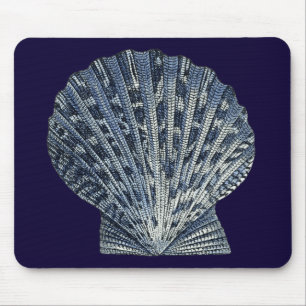 Indigo Shells VIII Mouse Mat