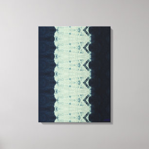 Indigo Shibori Beauty Canvas Print