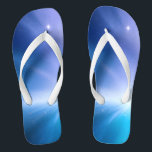 Indigo Starlight Background  Flip Flops<br><div class="desc">Indigo Starlight Background</div>