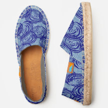 Indigo Swirl Espadrilles