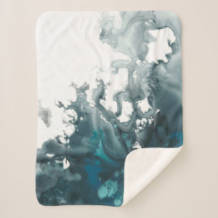 Indigo Tempest Sherpa Blanket