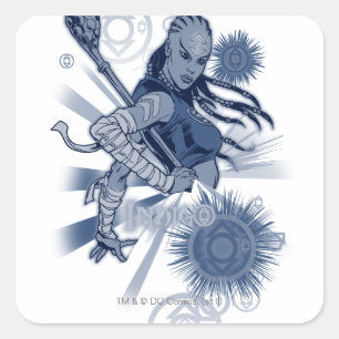 Indigo Tribe 10 Square Sticker