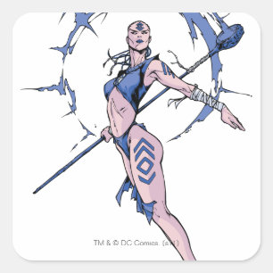 Indigo Tribe 7 Square Sticker