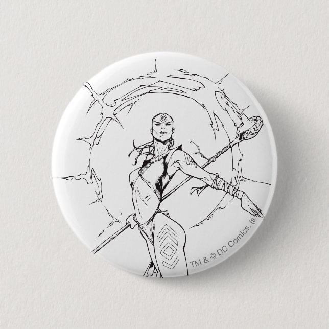 Indigo Tribe 9 6 Cm Round Badge (Front)