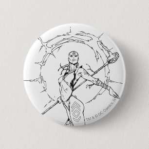 Indigo Tribe 9 6 Cm Round Badge