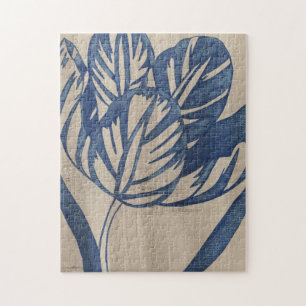 Indigo Tulip Jigsaw Puzzle