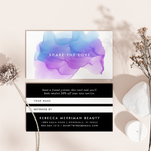 Indigo Watercolor Blot   Referral