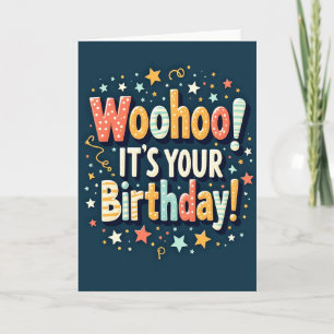 Indigo Woohoo Birthday Card