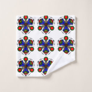 Indigo Zen Bloom Bath Towel Set