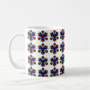 Indigo Zen Bloom Coffee Mug