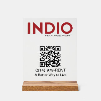 INDIO_ ACRYLIC SIGN