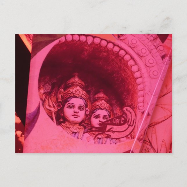 Indische Schönheiten in Kristall Postcard (Front)