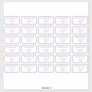 Individual Addressee Mailing Labels