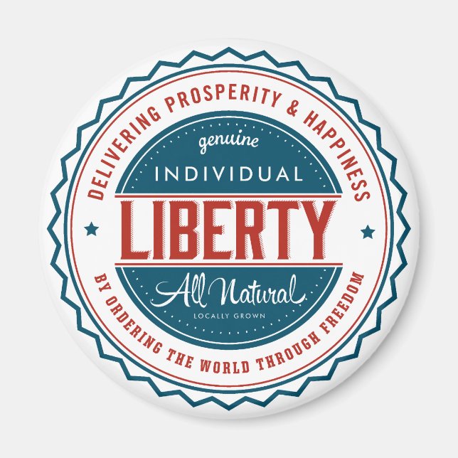 Individual Liberty Magnet (Front)