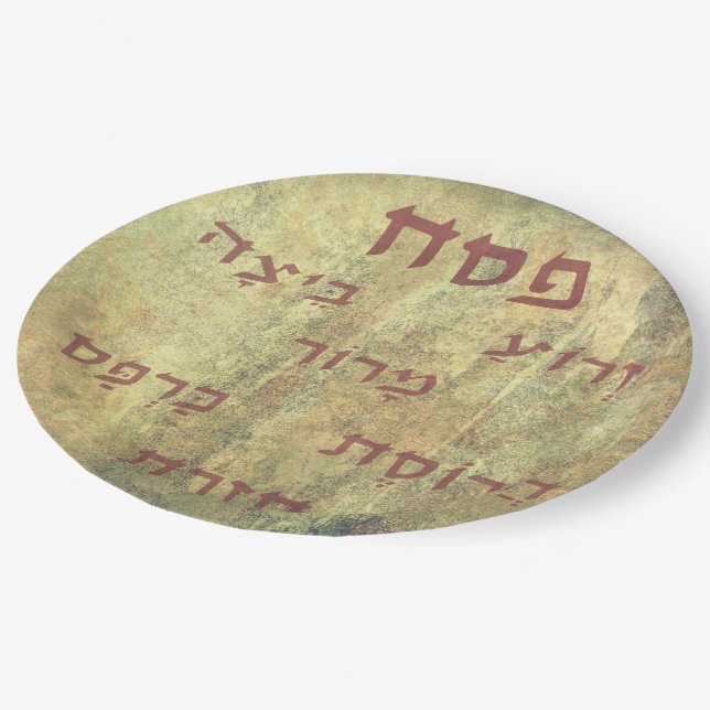 Individual Pesach Seder Plates for Everyone (Angled)