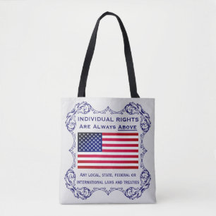 Individual Rights (gray) Tote Bag