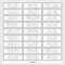 Individual  Wedding Guest Address Labels