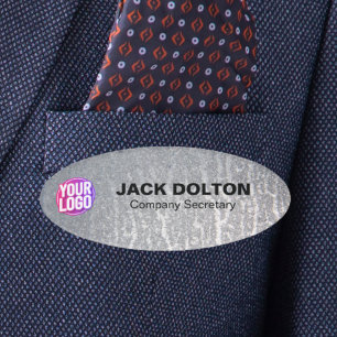 Individualised Job Title Tags: Add Cudtom Logos Name Tag