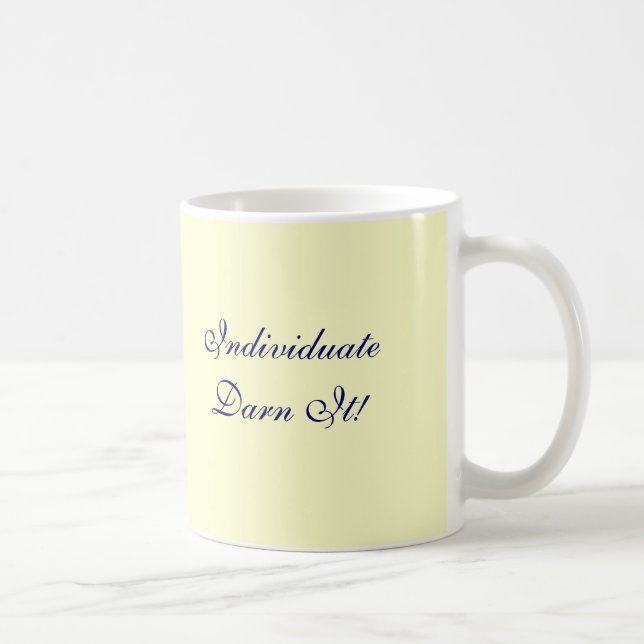 Individuate Darn It! Coffee Mug (Right)