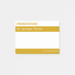 Individuelle Klebenotizen Post-it Notes