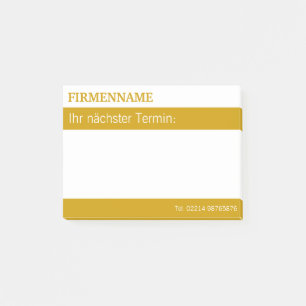 Individuelle Klebenotizen Post-it Notes