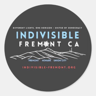 Indivisible Fremont sticker (dark)