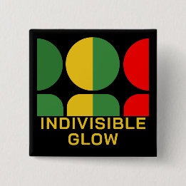 Indivisible GLOW Group GOOD TROUBLE  15 Cm Square Badge