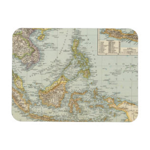 Indo china and Malaysian Archipelago Magnet